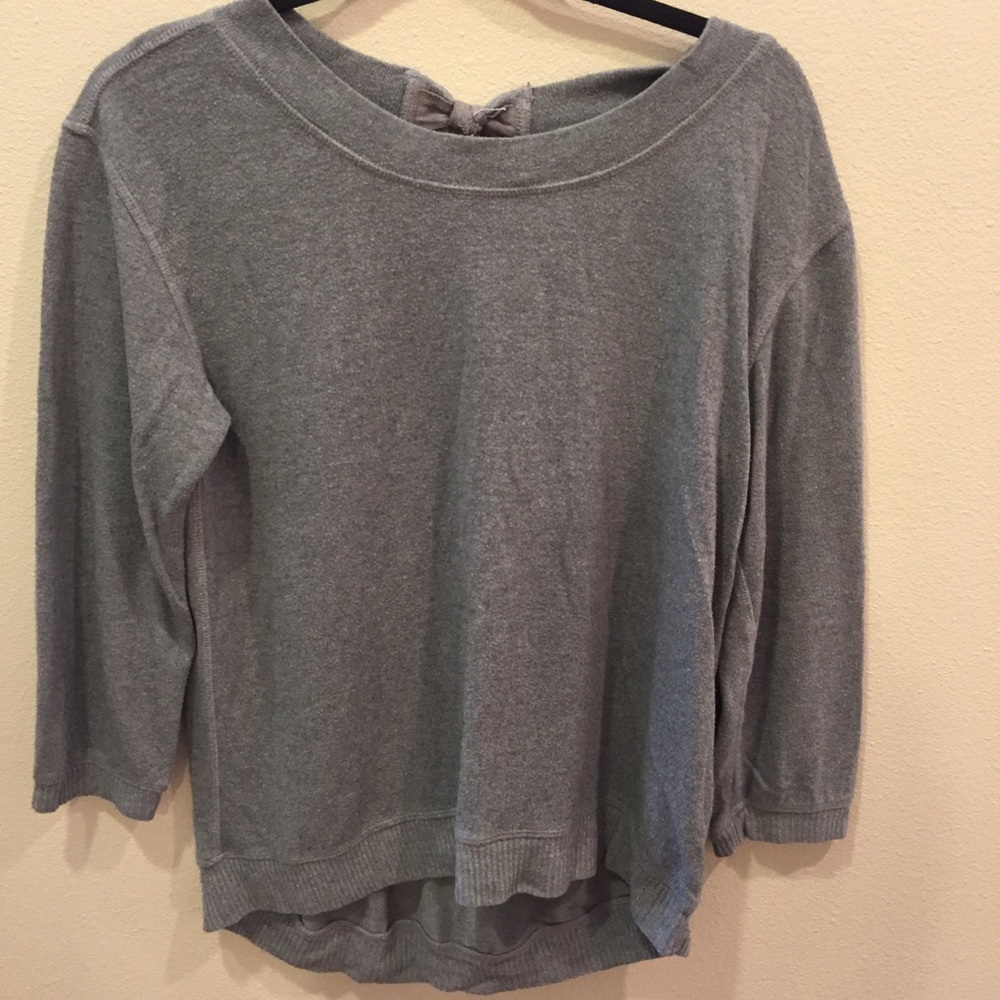 Gray Long Sleeve Tee